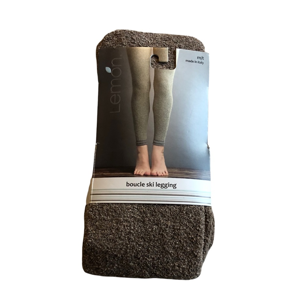Lemon Boucle Ski Leggings, Bark - Picture 6 of 6